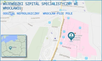 ODDZIAŁ NEFROLOGICZNY - WOJEWÓDZKI SZPITAL SPECJALISTYCZNY WE WROCŁAWIU - KAMIEŃSKIEGO 73A,  WROCŁAW-PSIE POLE