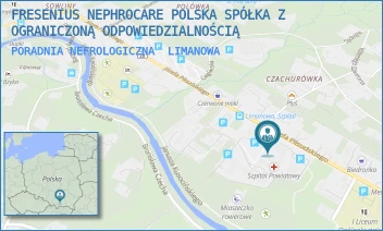 PORADNIA NEFROLOGICZNA - FRESENIUS NEPHROCARE POLSKA SPÓŁKA Z OGRANICZONĄ ODPOWIEDZIALNOŚCIĄ - UL. JÓZEFA PIŁSUDSKIEGO 61,  LIMANOWA