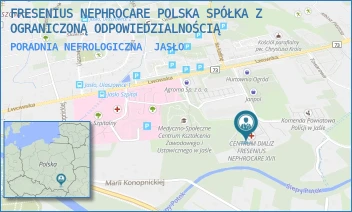 PORADNIA NEFROLOGICZNA - FRESENIUS NEPHROCARE POLSKA SPÓŁKA Z OGRANICZONĄ ODPOWIEDZIALNOŚCIĄ - UL. TADEUSZA SROCZYŃSKIEGO 8, JASŁO