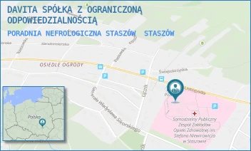 PORADNIA NEFROLOGICZNA STASZÓW - DAVITA SPÓŁKA Z OGRANICZONĄ ODPOWIEDZIALNOŚCIĄ - 11 LISTOPADA 78,  STASZÓW