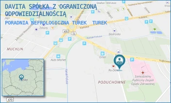 PORADNIA NEFROLOGICZNA TUREK - DAVITA SPÓŁKA Z OGRANICZONĄ ODPOWIEDZIALNOŚCIĄ - ŁĄKOWA 4/A,  TUREK