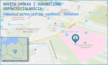 PORADNIA NEFROLOGICZNA RADOMSKO - DAVITA SPÓŁKA Z OGRANICZONĄ ODPOWIEDZIALNOŚCIĄ - UL. JAGIELLOŃSKA 36,  RADOMSKO