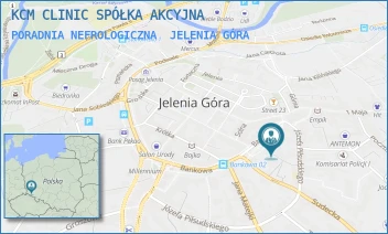 PORADNIA NEFROLOGICZNA - KCM CLINIC SPÓŁKA AKCYJNA - UL. BANKOWA 5/7,  JELENIA GÓRA
