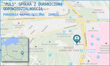 PORADNIA NEFROLOGICZNA - "PULS" SPÓŁKA Z OGRANICZONĄ ODPOWIEDZIALNOŚCIĄ - JANA PAWŁA II 19,  ZAMOŚĆ