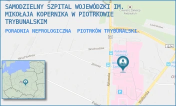 PORADNIA NEFROLOGICZNA - SAMODZIELNY SZPITAL WOJEWÓDZKI IM. MIKOŁAJA KOPERNIKA W PIOTRKOWIE TRYBUNALSKIM - UL. RAKOWSKA 15,  PIOTRKÓW TRYBUNALSKI