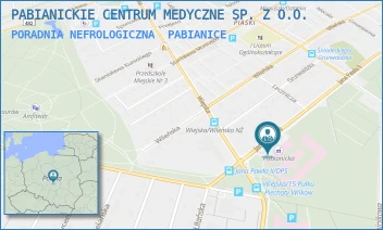 PORADNIA NEFROLOGICZNA - PABIANICKIE CENTRUM MEDYCZNE SP. Z O.O. - UL. JANA PAWŁA II 68,  PABIANICE