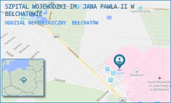 ODDZIAŁ NEFROLOGICZNY - SZPITAL WOJEWÓDZKI IM. JANA PAWŁA II W BEŁCHATOWIE - UL. CZAPLINIECKA 123,  BEŁCHATÓW