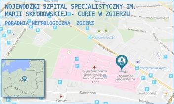 PORADNIA NEFROLOGICZNA - WOJEWÓDZKI SZPITAL SPECJALISTYCZNY IM. MARII SKŁODOWSKIEJ - CURIE W ZGIERZU - UL. PARZĘCZEWSKA 35,  ZGIERZ