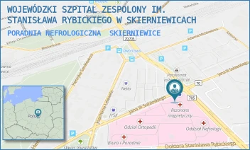 PORADNIA NEFROLOGICZNA - WOJEWÓDZKI SZPITAL ZESPOLONY IM. STANISŁAWA RYBICKIEGO W SKIERNIEWICACH - UL. SOBIESKIEGO 4,  SKIERNIEWICE