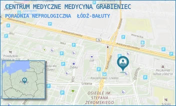 PORADNIA NEFROLOGICZNA - CENTRUM MEDYCZNE MEDYCYNA GRABIENIEC - UL. GRABIENIEC 13,  ŁÓDŹ-BAŁUTY