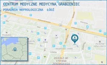 PORADNIA NEFROLOGICZNA - CENTRUM MEDYCZNE MEDYCYNA GRABIENIEC - UL. GRABIENIEC 13,  ŁÓDŹ