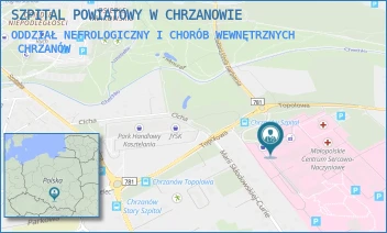 ODDZIAŁ NEFROLOGICZNY I CHORÓB WEWNĘTRZNYCH - SZPITAL POWIATOWY W CHRZANOWIE - UL. TOPOLOWA 16,  CHRZANÓW