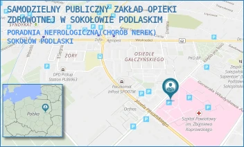 PORADNIA NEFROLOGICZNA(CHORÓB NEREK) - SAMODZIELNY PUBLICZNY ZAKŁAD OPIEKI ZDROWOTNEJ W SOKOŁOWIE PODLASKIM - KS JANA BOSKO 5,  SOKOŁÓW PODLASKI