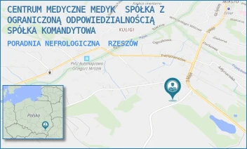 PORADNIA NEFROLOGICZNA - CENTRUM MEDYCZNE MEDYK SPÓŁKA Z OGRANICZONĄ ODPOWIEDZIALNOŚCIĄ SPÓŁKA KOMANDYTOWA - UL. FRYDERYKA SZOPENA 1, RZESZÓW