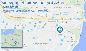 PORADNIA NEFROLOGICZNA - WOJEWÓDZKI ZESPÓŁ SPECJALISTYCZNY W RZESZOWIE - UL. HETMAŃSKA 120,  RZESZÓW