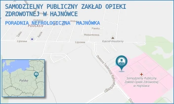PORADNIA NEFROLOGICZNA - SAMODZIELNY PUBLICZNY ZAKŁAD OPIEKI ZDROWOTNEJ W HAJNÓWCE - DOC. ADAMA DOWGIRDA 9, HAJNÓWKA