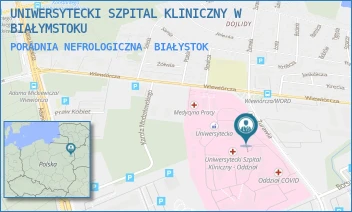 PORADNIA NEFROLOGICZNA - UNIWERSYTECKI SZPITAL KLINICZNY W BIAŁYMSTOKU - ŻURAWIA 14,  BIAŁYSTOK