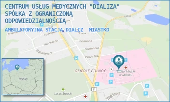 AMBULATORYJNA STACJA DIALIZ - CENTRUM USŁUG MEDYCZNYCH "DIALIZA" SPÓŁKA Z OGRANICZONĄ ODPOWIEDZIALNOŚCIĄ - UL. GEN. WYBICKIEGO 30,  MIASTKO
