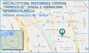 PORADNIA NEFROLOGICZNA - SPECJALISTYCZNA PRZYCHODNIA LEKARSKA "ŚRÓDMIEŚCIE" SPÓŁKA Z OGRANICZONĄ ODPOWIEDZIALNOŚCIĄ - UL. ARMII KRAJOWEJ 44,  GDYNIA