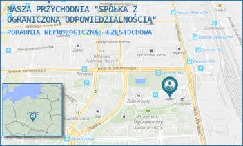 PORADNIA NEFROLOGICZNA - NASZA PRZYCHODNIA "SPÓŁKA Z OGRANICZONĄ ODPOWIEDZIALNOŚCIĄ" - ALEJA WOLNOŚCI 46,  CZĘSTOCHOWA