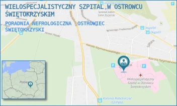 PORADNIA NEFROLOGICZNA - WIELOSPECJALISTYCZNY SZPITAL W OSTROWCU ŚWIĘTOKRZYSKIM - SZYMANOWSKIEGO 11,  OSTROWIEC ŚWIĘTOKRZYSKI