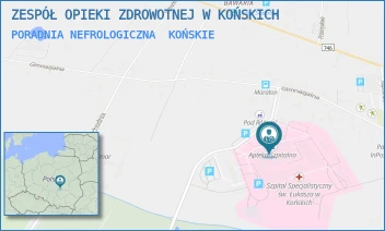 PORADNIA NEFROLOGICZNA - ZESPÓŁ OPIEKI ZDROWOTNEJ W KOŃSKICH - GIMNAZJALNA 41B,  KOŃSKIE