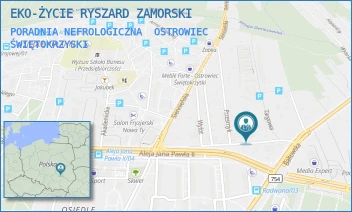 PORADNIA NEFROLOGICZNA - EKO-ŻYCIE RYSZARD ZAMORSKI - TARGOWA 21,  OSTROWIEC ŚWIĘTOKRZYSKI