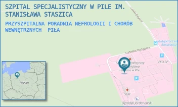 PRZYSZPITALNA PORADNIA NEFROLOGII I CHORÓB WEWNĘTRZNYCH - SZPITAL SPECJALISTYCZNY W PILE IM. STANISŁAWA STASZICA - RYDYGIERA 1,  PIŁA