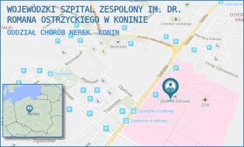 ODDZIAŁ CHORÓB NEREK - WOJEWÓDZKI SZPITAL ZESPOLONY IM. DR. ROMANA OSTRZYCKIEGO W KONINIE - SZPITALNA 45,  KONIN