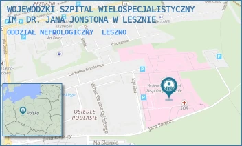 ODDZIAŁ NEFROLOGICZNY - WOJEWÓDZKI SZPITAL WIELOSPECJALISTYCZNY IM. DR. JANA JONSTONA W LESZNIE - KIEPURY 45,  LESZNO