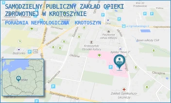 PORADNIA NEFROLOGICZNA - SAMODZIELNY PUBLICZNY ZAKŁAD OPIEKI ZDROWOTNEJ W KROTOSZYNIE - BOLEWSKIEGO 4-8,  KROTOSZYN